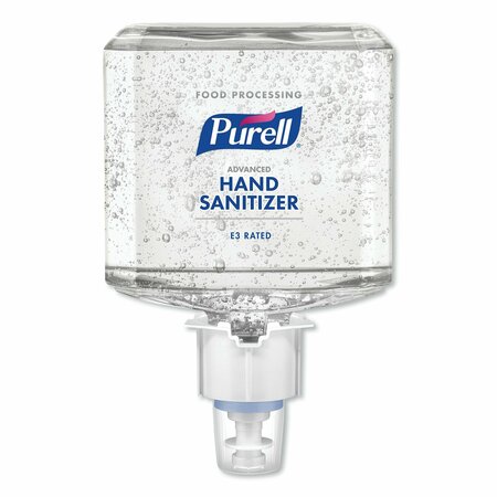 PURELL Advanced E3-Rated Instant Hand Sanitizer Gel, 1200 mL Refill, Fragrance-Free, For ES4 Dispenser, 2PK 5061-02